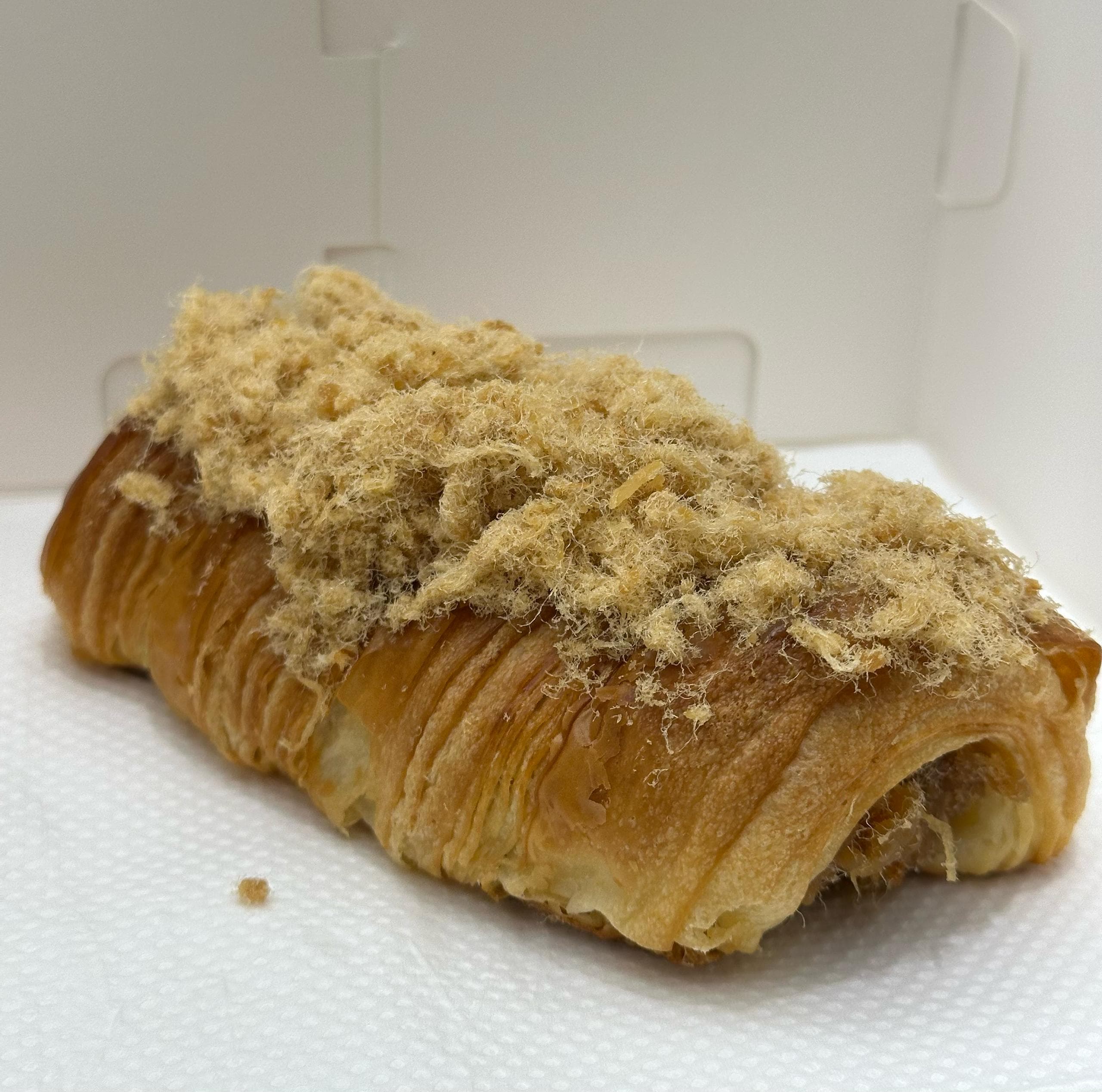 chicken floss croissant roll
