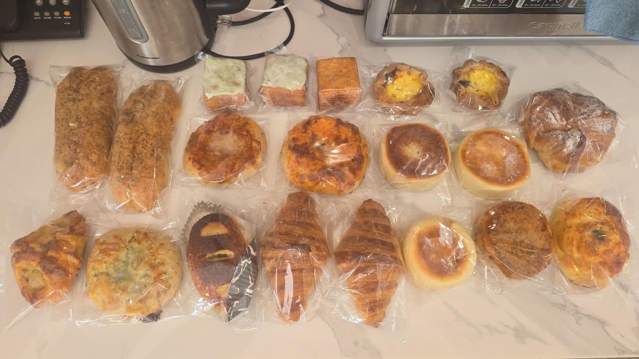5 random premium pastries @ Air Itam 