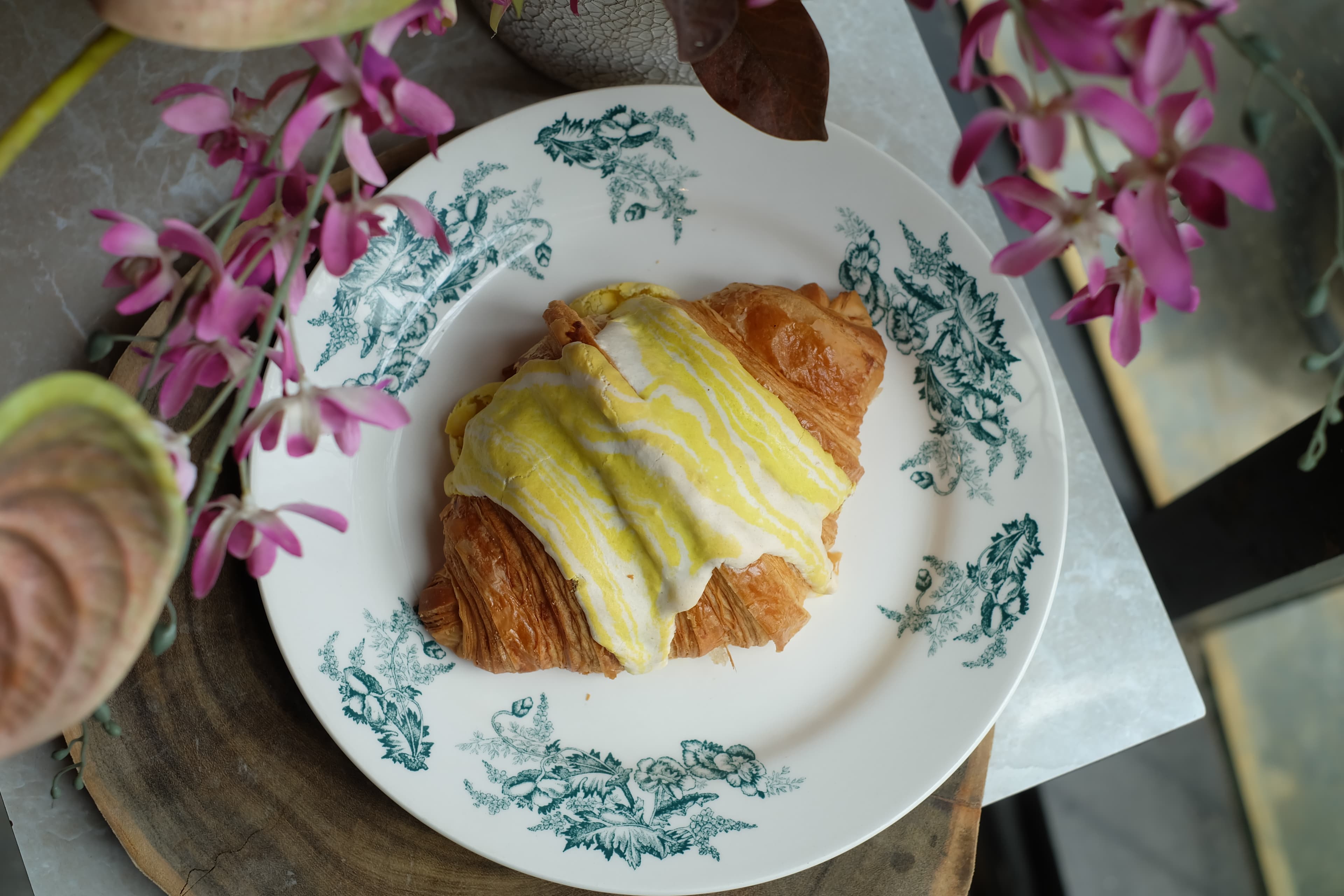 Mango Macaroon Crossiant